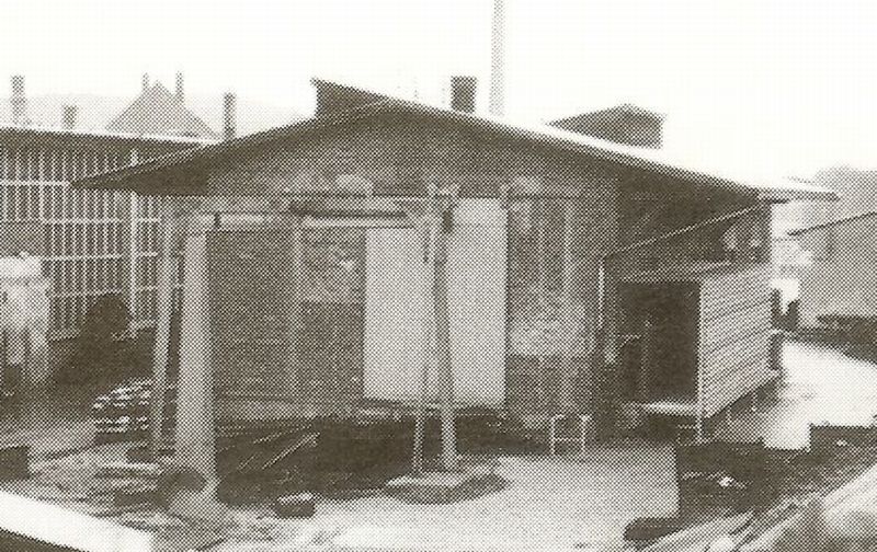 Bahnhof Bannewitz - Gebäude - Güterschuppen - Foto aus den 1980er Jahren