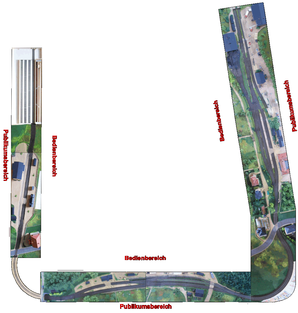 Bannewitz - Hänichen - Possendorf -- Luftbild für Aufbau in U-Form
