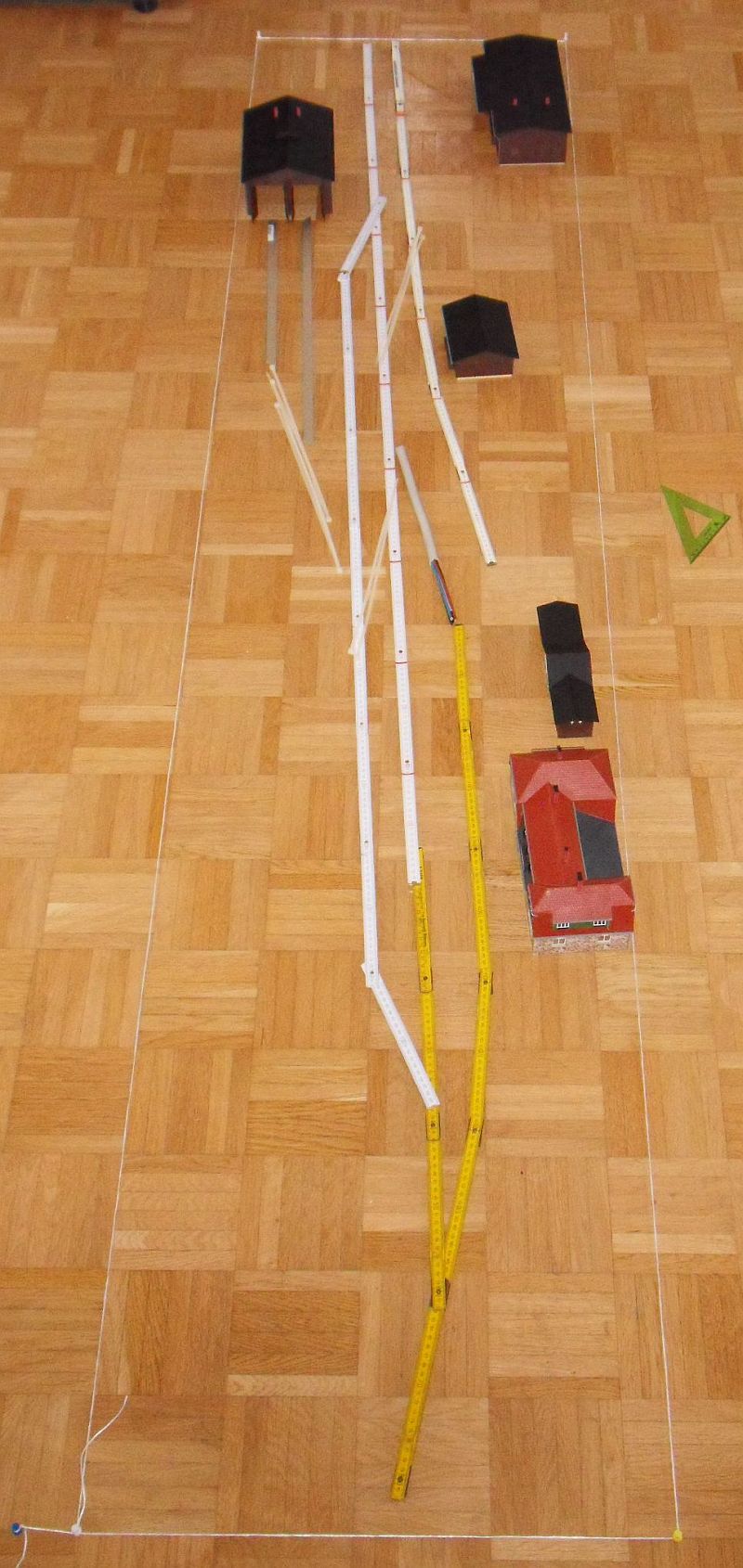 Bahnhof Possendorf - Anlagenplanung - Platzbedarf - Einfahrseite