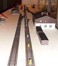 Bahnhof Possendorf - Gleisplanung - Gleisende