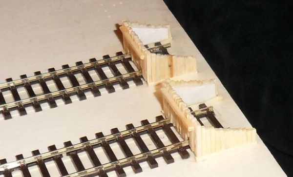 Bahnhof Possendorf - Gleisverlegung - Rohbau Gleisabschlu&szlig;