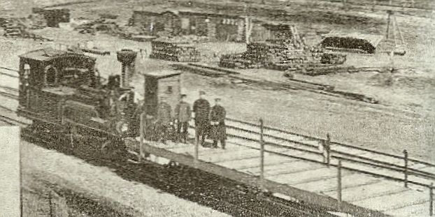 Windbergbahn - Flachwagen im Bahnhof H&auml;nichen