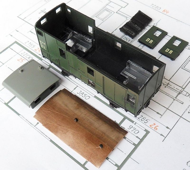 Windbergbahn - Packwagen - Rohbau