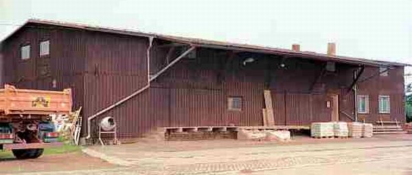 Bahnhof Possendorf - Gebäude - Güterschuppen groß - original