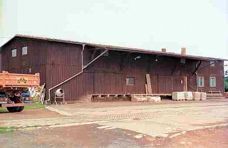 Bahnhof Possendorf - Gebäude - Güterschuppen groß - original